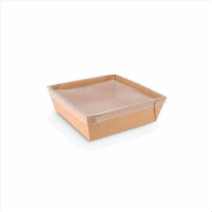 Barquette a emporter avec couvercle