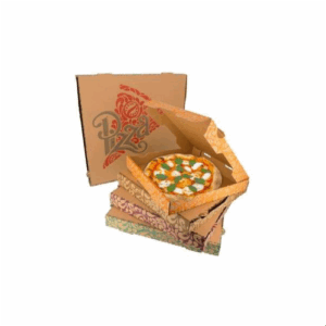 Boite à pizza coins carrés