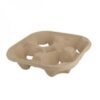Porte goblet en fibres moulees pour 4 goblets