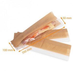 Sac sandwich kraft brun ingraissable