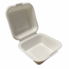 Boite hamburger blanche en pulpe