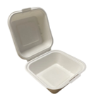 Boite hamburger blanche en pulpe