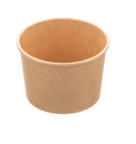 Bol rond a dessert kraft brun