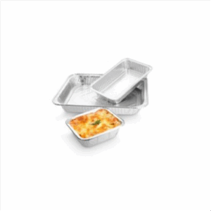 Barquette aluminium bords droits