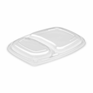Couvercle pour barquette 2 compartiments