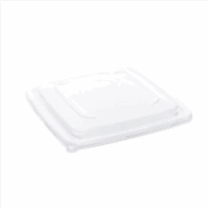 Couvercle apet pour barquette carrée