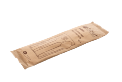 Kit couverts carton recyclable - blanc