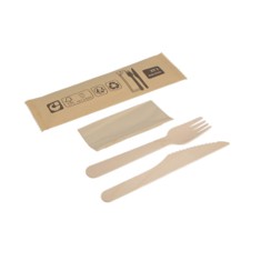 Kit couverts en bois