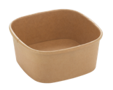 Pot carré kraft brun