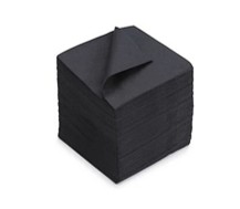 Serviette cocktail noir