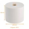 Rouleaux papier thermique - blanc