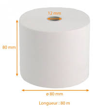 Rouleaux papier thermique - blanc